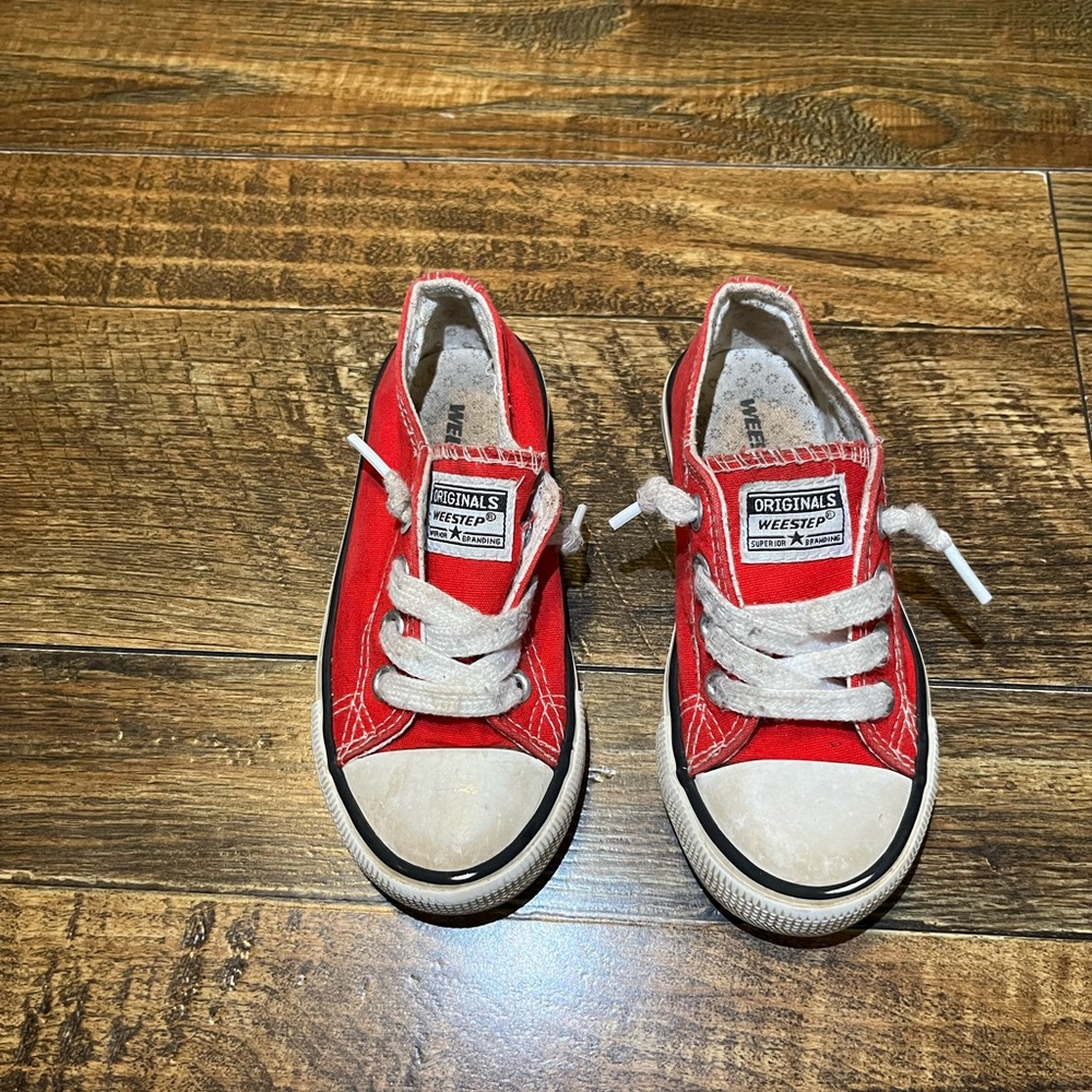 Red Kids Sneakers by Weestep
